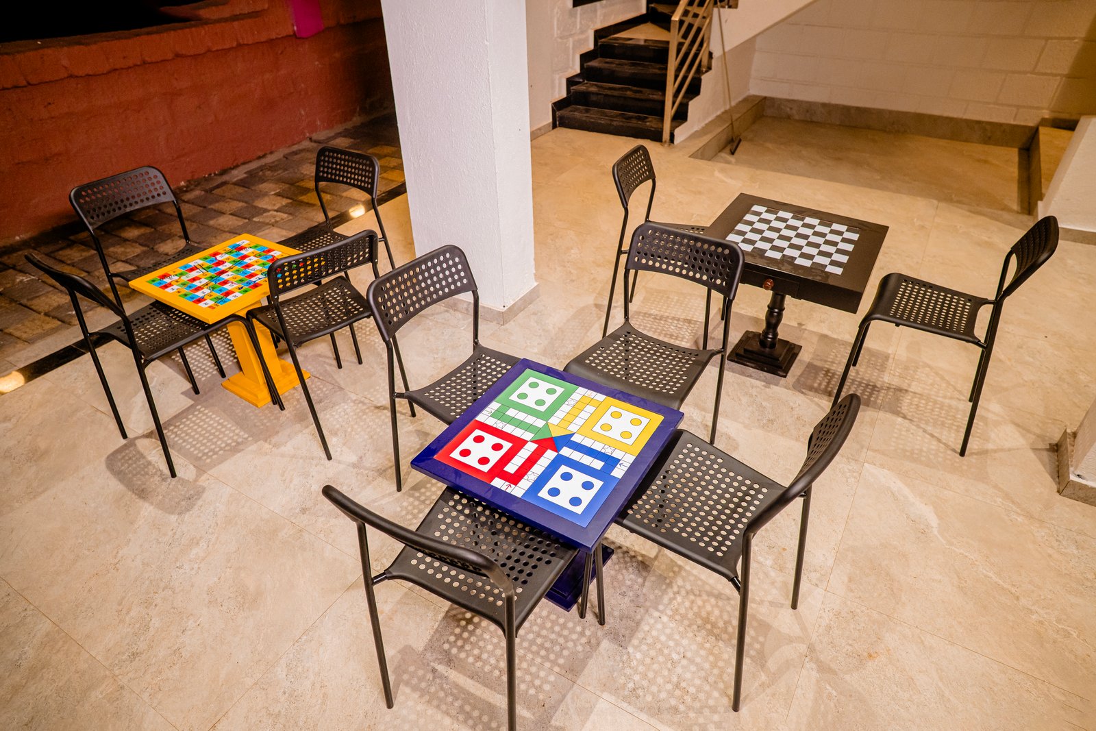 Indoor games at Breeze-Inn